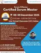 CSM Training | 08–09 December 2025 | Learnovative