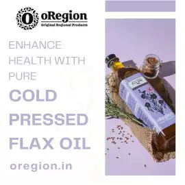 Enhance Health with Pure Cold Pressed Flax Oil, Wardha