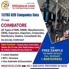 Buy Verified List of Companies in Coimbatore, Coimbatore
