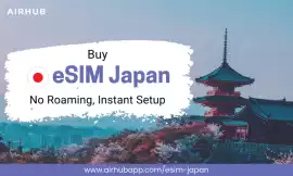 Airhub Japan eSIM Fast & Reliable Connectivity, San Francisco