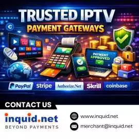 Trusted IPTV Payment Gateways, London