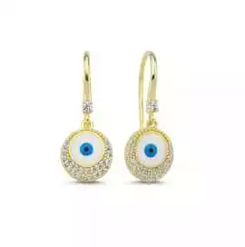 Meaningful Evil Eye Earrings at Zehrai, ps 85