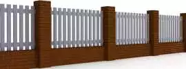 Plastic Plicket Fences Reinforce Boundaries, Brisbane