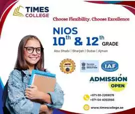 Best NIOS Admissions in Dubai | Flexible Learning, Dubai