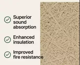 Tranquil's Wood Wool Acoustic Panels for Sale, Bengaluru