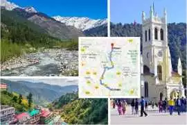 Know the Exact Shimla to Manali Distance , Noida