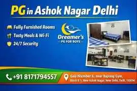 Affordable PG in Ashok Nagar Delhi for Boys, New Delhi