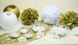 1 CIOTOLA GRANDE 60750 + 3 PICCOLE 60756 BIANCHE PER BUFFET CONFETTATA - 1