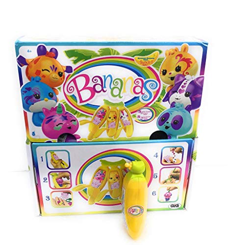 Bananas, Simpatici Animaletti in Banane Profumate MODELLO COLORE GIALLO, Giochi Preziosi