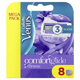 Gillette, Venus Breeze, Lamette di ricambio per rasoio, 8 pz. - 1
