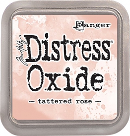 Ranger Distress Tattered rose ossido Pad, materiale sintetico, rosa, 7.5 x 7.5 x 1.9 cm - 1