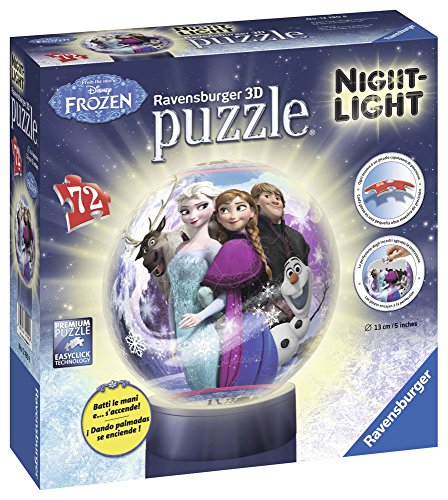 Ravensburger Italy Disney Frozen Puzzle 3D Lampada Notturna, 12190