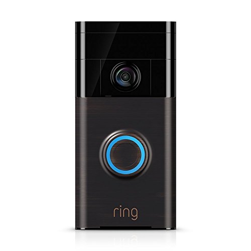 Ring Video Doorbell – Videocitofono 720p HD con sistema audio bidirezionale, sensore di movimento e connessione wi-fi, Bronzo Veneziano