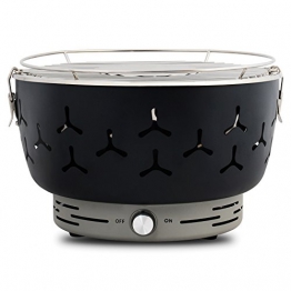 Woltu CPZ8117sz Barbecue a Carbone Griglia da Tavolo con Ventilatore Senza Fumo BBQ in Acciaio Inox - 1
