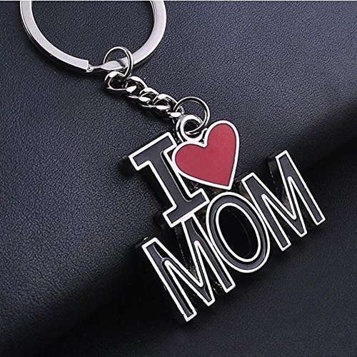 1 x Toruiwa Phone borsa portachiavi anello decorativo ciondolo a forma di chiave Chiavi appeso ornamenti artigianali per decorazione festa della mamma, idea regalo per la festa del papà, Lega, B
