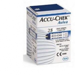 ACCU-CHEK Aviva Strisce Reattive per la Glicemia, 25 Pezzi - 1