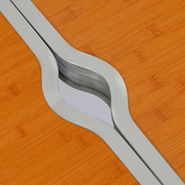 AMANKA Tavolino da pic-nic incl 4 Sgabelli Tavolo da campeggio 120x60x70cm altezza regolabile pieghevole formato valigia Bambù - 1