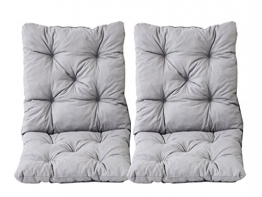 Ambientehome nbsp;– Set di 2 cuscini seduta e schienale per sedia Hanko, circa 50 x 98 x 8 cm, imbottito - 1