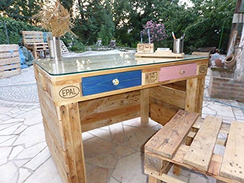 Art. 013 SCRIVANIA IN PALLET by FLAB arredo pallet