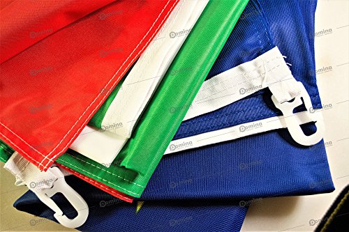 Bandiera Europa 100×70 cm in tessuto nautico antivento da 115g/m², bandiera europea 100×70 lavabile, bandiera d’Europa 70x100cm con cordino, doppia cucitura perimetrale e fettuccia di rinforzo