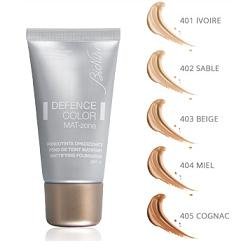 Bionike Defence Color Mat-Zone Fondotinta Opacizzante, 30 Ml, Beige (402 Sable)