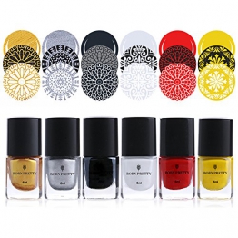 Born Pretty, smalto per di nail art con colori brillanti, lucido, da 6 ml  - 1