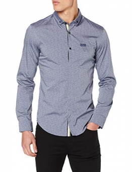 BOSS Athleisure Burris_s, Camicia Uomo, Blu (Open Blue 983), Large - 1