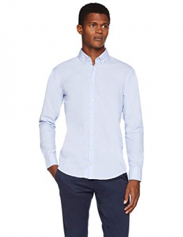BOSS Casual Mabsoot, Camicia Uomo, Blu (Open Blue 460), Large - 1
