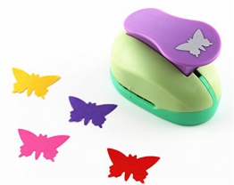 CADY craft punch 4.6 cm punzon punzone di carta paper punch DIY punzoni e characters butterfly - 1