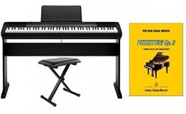 CASIO CDP 130 Pianoforte digitale 88 tasti pesati, completo di supporto e panca in metallo. - 1