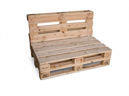 clc ARREDO Divanetto Pallet richiudibile Made in Italy - Colore Neutro Naturale - 1
