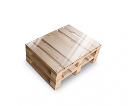 clc ARREDO Tavolino Pallet Made in Italy - Colore Neutro Naturale - 1