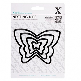 Docrafts - Set di 4 stampi decorativi a forma di farfalle - 1