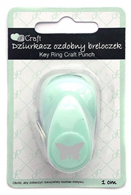 dp Craft 1-piece 1 cm Key Ring Craft punch Butterfly 3 - 1