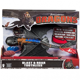 Dragons Dragon Trainer Sdentato Gigante con luci e proiettili, 6024756 - 1