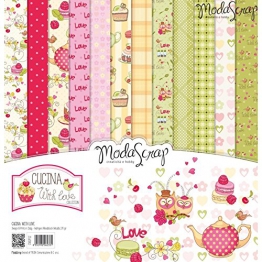 Elizabeth Craft Designs cucina con Love confezione di carta,, 12 x 30,5 cm - 1