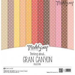 Elizabeth Craft Designs, pacco di carta della gamma Thinking about Grand Canyon,, 30,5 cm x 30,5 cm, Carta, Multi-Colour, 12 x 12 - 1