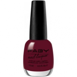FABY NAILS - Smalto Vertigo - Borgogna - Smalto Lunga Tenuta - 100% Vegan, Cruelty Free - Senza DBP, Toluene, Formaldeide, Resina di Formaldeide e Canfora - 15 ml - 1
