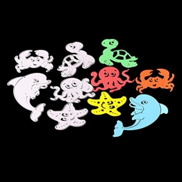 FNKDOR Fustelle per Scrapbooking, Fustella Fustellatrice Metallo Stencil DIY Cutting Dies Album Foto Stampo Taglio del Mestiere Goffratura Stampi, Accessori per Big Shot e altre macchina (H) - 1