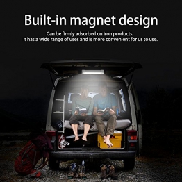 Fogeek LED Lanterna Camping Magnetico Portatile Ricaricabile con Batteria al Litio 4400 mAh 【POWER BANK】 5 Modalità di Illuminazione Luce di emergenza, ideale per il caricamento del telefono - 1