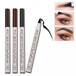 FOONEE Penna Sopracciglio Con Penna A Quattro Punte Sopracciglio Liquido Penna Per Sopracciglia Duratura Tinta Colorante Crema Impermeabile Penna Microblading Matita Per Sopracciglia Occhi Trucco - 1