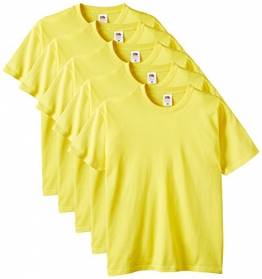 Fruit of the Loom 61-212 Heavy Cotton Tee Maglietta da Uomo, pacco da 5 pezzi - 1