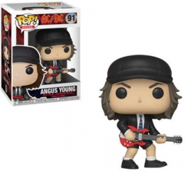 FUNKO Pop Vinyl: Rocks: AC/DC: Angus Young w/Chase Idea Regalo, Statue, COLLEZIONABILI, Comics, Manga, Serie TV, Modelli assortiti, 1 unit, 36318 - 1