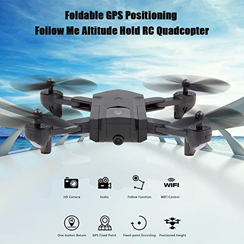 Goolsky Fotocamera HD SG900-S 720P Wifi FPV GPS Posizionamento Seguimi Altitudine Tenere pieghevole RC Selfie Drone Quadcopter