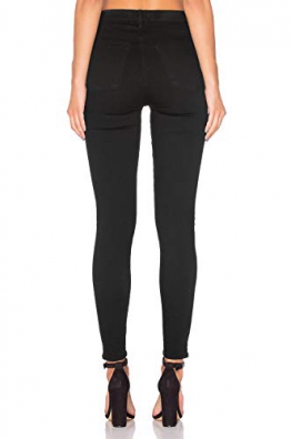 H HIAMIGOS Jeans Donna Skinny a Vita Alta Pantaloni Elasticizzati in Denim Elastico Nero 38 40 - 1