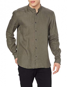 HUGO Eddison-w, Camicia Uomo, Marrone (Medium Brown 217), X-Large - 1
