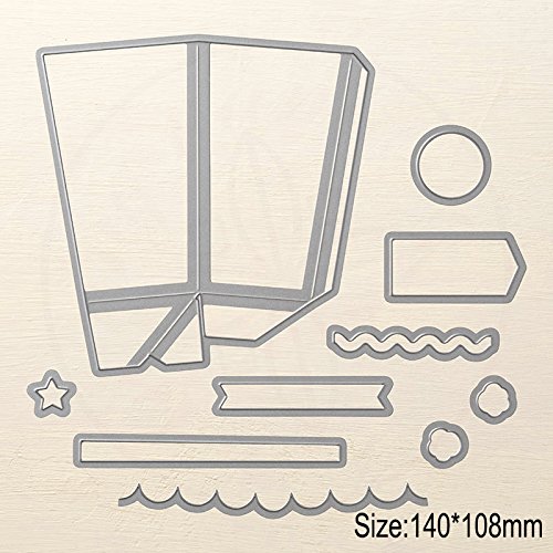 InLoveArts DIY carta fustelle in metallo, album per scrapbooking goffratura stencil per mano artigianale decorazione modello Home Life Series