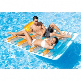 Intex 174563 Doppio 198 X 160 Cm Materassino Gonfiabile Gioco Estivo Estate 720, 198 X 160 X 33 Cm - 1
