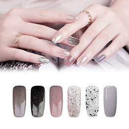 KADS 6PCS Soak Off UV LED Smalto semipermanente in Gel gel polish Nail Art set - 1