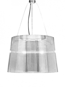 Kartell Ge' Lampada a Sospensione, Confezione da 1 Pezzo, Cristallo, Bianco - 1